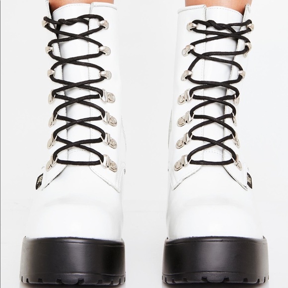 ROC Mission Hi-Shine boots in white! - Picture 7 of 8